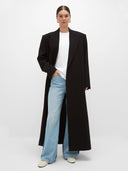 Nouf Long Blazer Abaya - Black