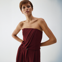 Dalia Top - Burgundy