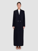 Noura Long Blazer Abaya - Black