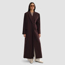 Dana Long Blazer Abaya - Plum