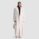 Nouf Long Blazer Abaya - Off-White
