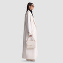 Nouf Long Blazer Abaya - Off-White