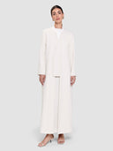Amara Long Jacket Abaya - Off White