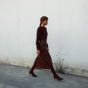 Georgina Skirt - Burgundy