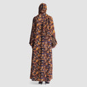 Amber Abstract Floral Reversible Abaya - Limited 10 pieces