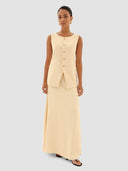 Manel Vest - Soft Yellow