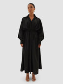 Ratna Shirt Dress - Black