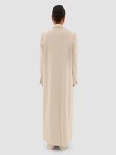 Rawan Long Blazer Abaya - Off-White