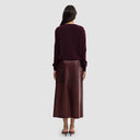 Anastasia Cashmere Jumper - Burgundy