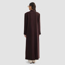 Dana Long Blazer Abaya - Plum