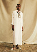 Amna Button Down Dress - Light Sorbet
