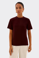 Moez T-shirt - Burgundy