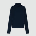 Wei Turtleneck Top - Dark Blue