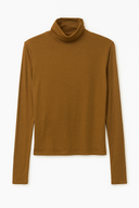 Wei Turtleneck Top - Camel