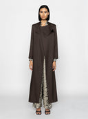 Rana Twill Trench - Dark Brown