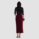 Dalia Skirt - Burgundy