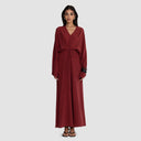 Muriella Dress - Burnt Red