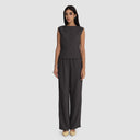 Rabea Sleeveless Top - Mocha