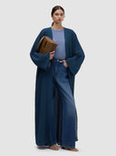 Hind Long Cardigan Abaya - Night Blue