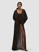 Pamela Kimono Abaya - Brown