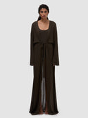 Pamela Kimono Abaya - Brown