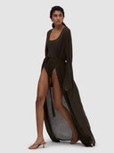 Pamela Kimono Abaya - Brown