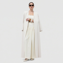 Bodour Long Jacket Abaya - Cream