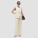 Helena Trousers - Soft Yellow