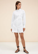 Leila Shirt Dress - White