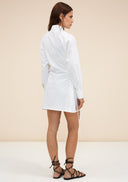 Leila Shirt Dress - White