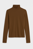 Wei Turtleneck Top - Light Brown