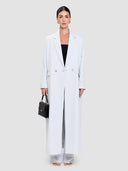 Noura Long Blazer Abaya - Cloud Blue