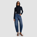 Wei Turtleneck Top - Dark Blue