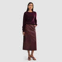 Anastasia Cashmere Jumper - Burgundy
