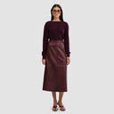 Anastasia Cashmere Jumper - Burgundy
