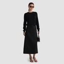 Anastasia Cashmere Jumper - Black