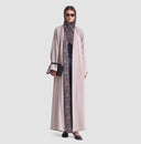 Petal Abstract Reversible Abaya - Limited 10 pieces