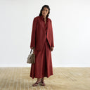 Shamsa Blazer - Burnt Red