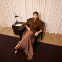 Safia Short Coat - Light Brown