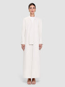 Amara Long Jacket Abaya - Off White