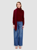 Anastasia Cashmere Jumper - Dark Red