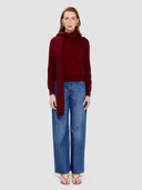 Anastasia Cashmere Jumper - Dark Red