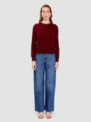 Anastasia Cashmere Jumper - Dark Red