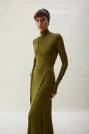 Jade Dress - Olive Green