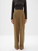Luiza Signature Pants - Olive Green