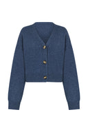 Myo Cashmere Cardigan - Blue