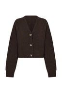 Myo Cashmere Cardigan - Ash Brown