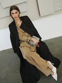 Rana Twill Trench - Dark Brown