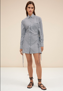 Leila Shirt Dress - Black