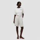Maya Shorts - White/Black Pinstripe